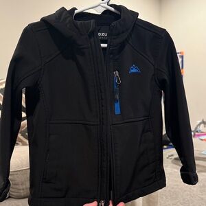 Snozu Black Fleece-Lined Jacket with White Logo